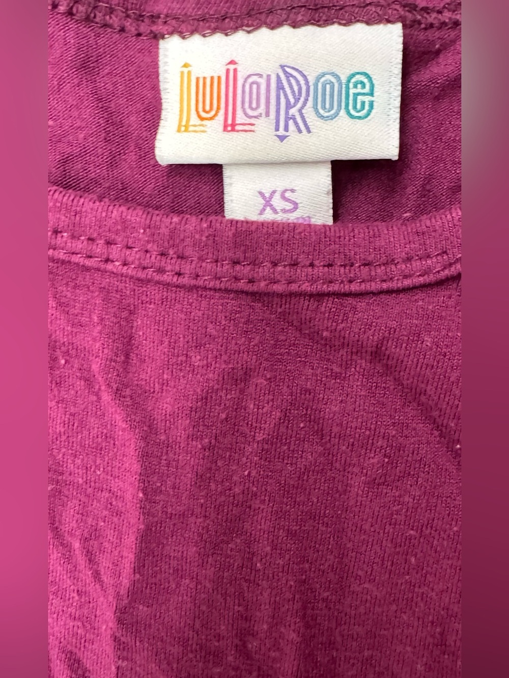 LuLaRoe Women’s Short Sleeve Carly Dress in Fuchsia